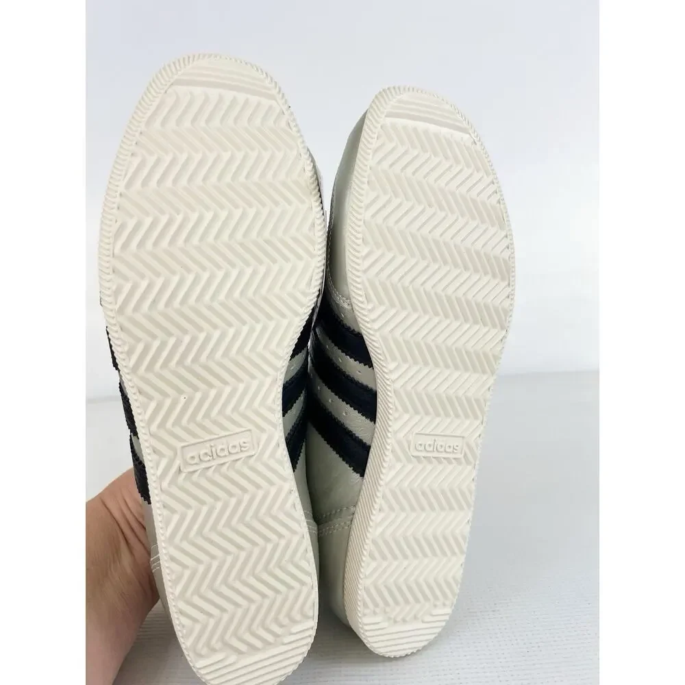 adidas Japan Shoes Sneakers Alumina Silver Black Cream Leather Women 9 READ